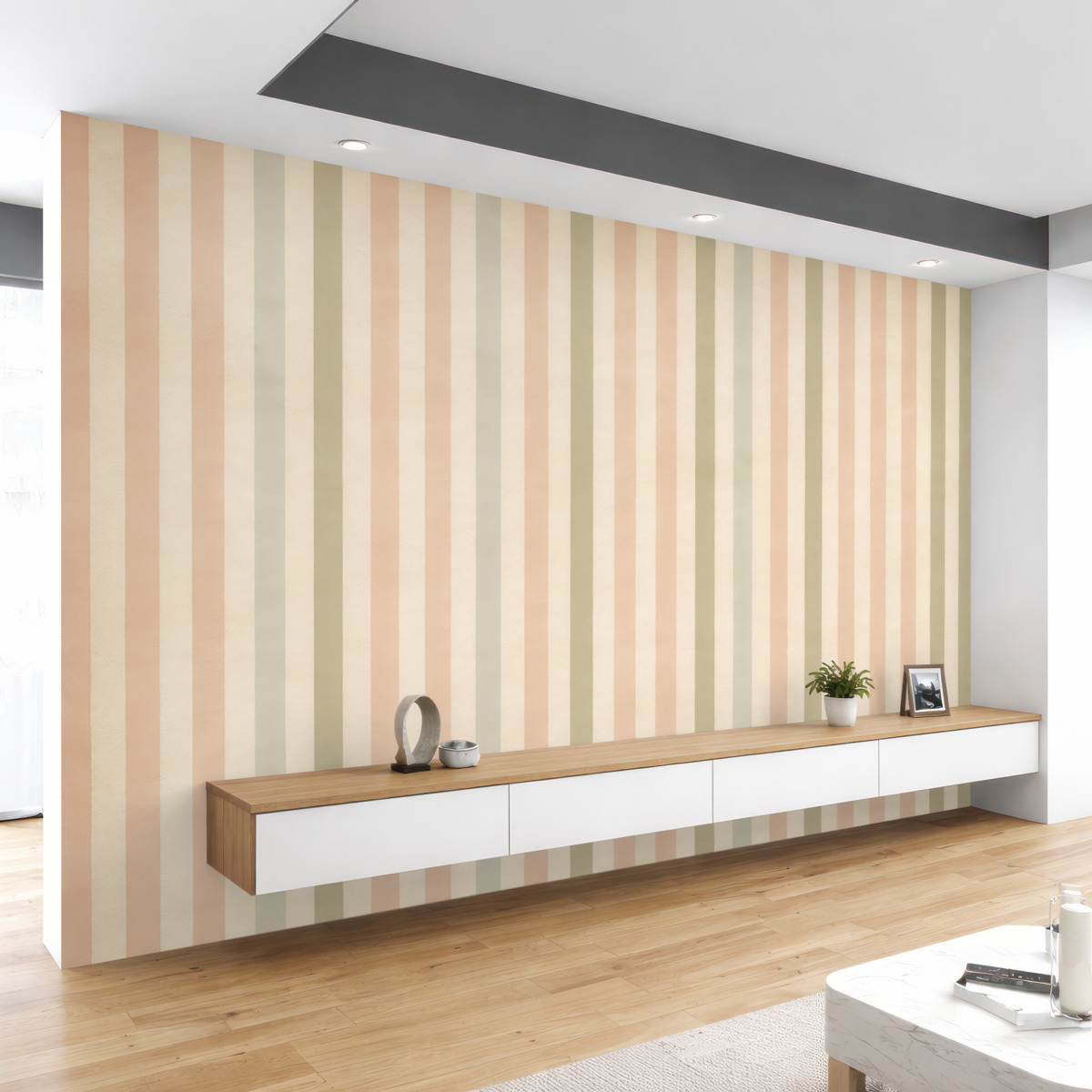 Fototapeta Tapeta w paski.