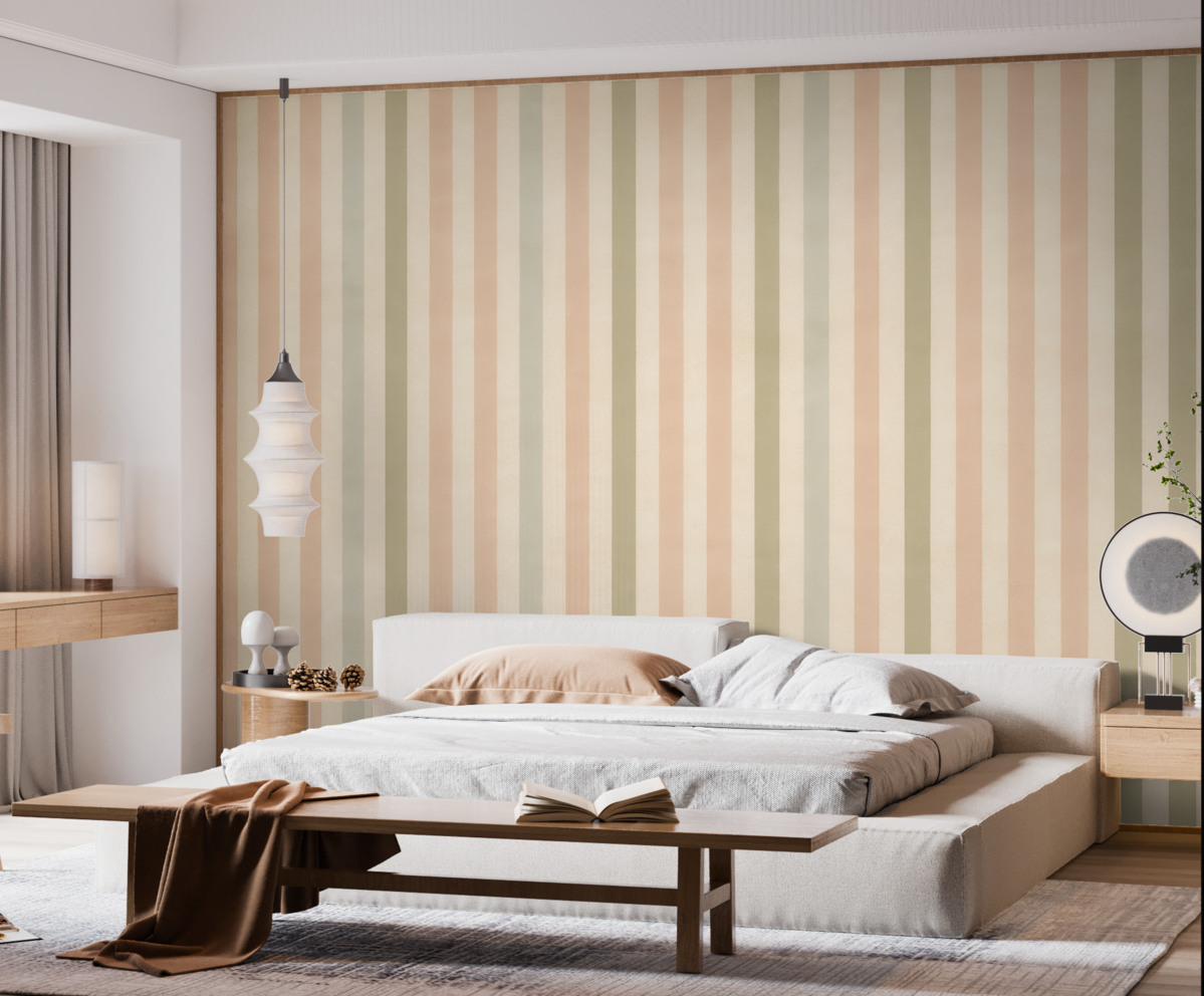 Fototapeta Tapeta w paski.