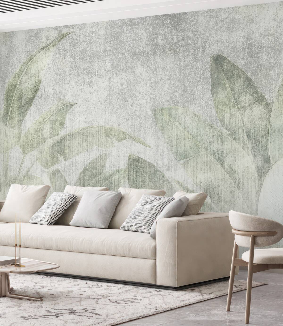 Fototapeta Palmy tropikalne w stylu loftowym.