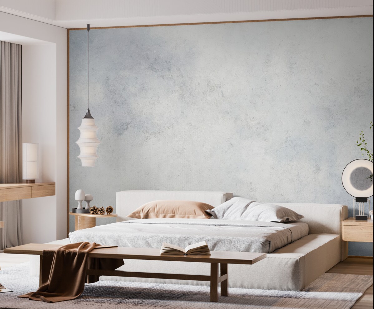 Fototapeta Słabo niebieski beton.