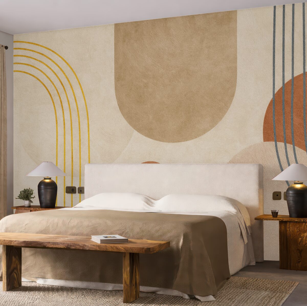 Fototapeta Abstrakcyjny motyw boho.