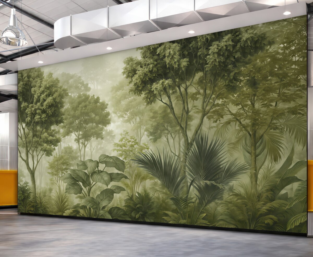 Fototapeta Świt w sercu lasu.