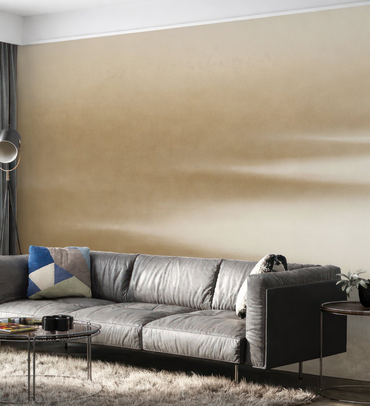 Fototapeta Plaża oraz morze, elegancki minimalizm i loft.