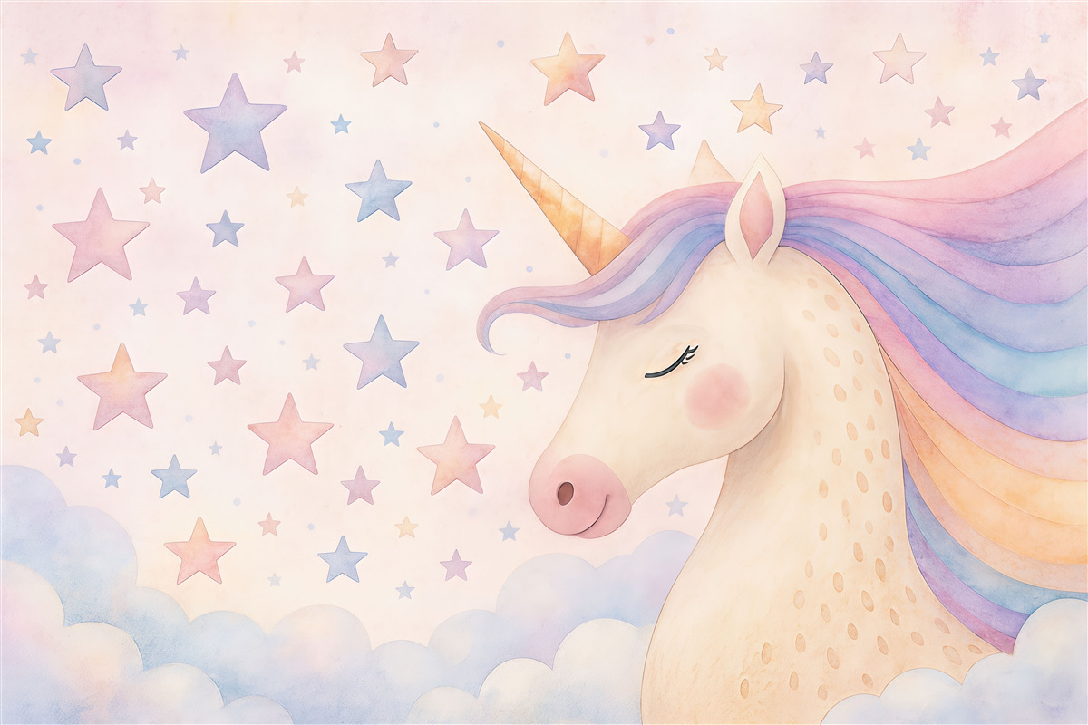 Fototapeta Jednorożec.