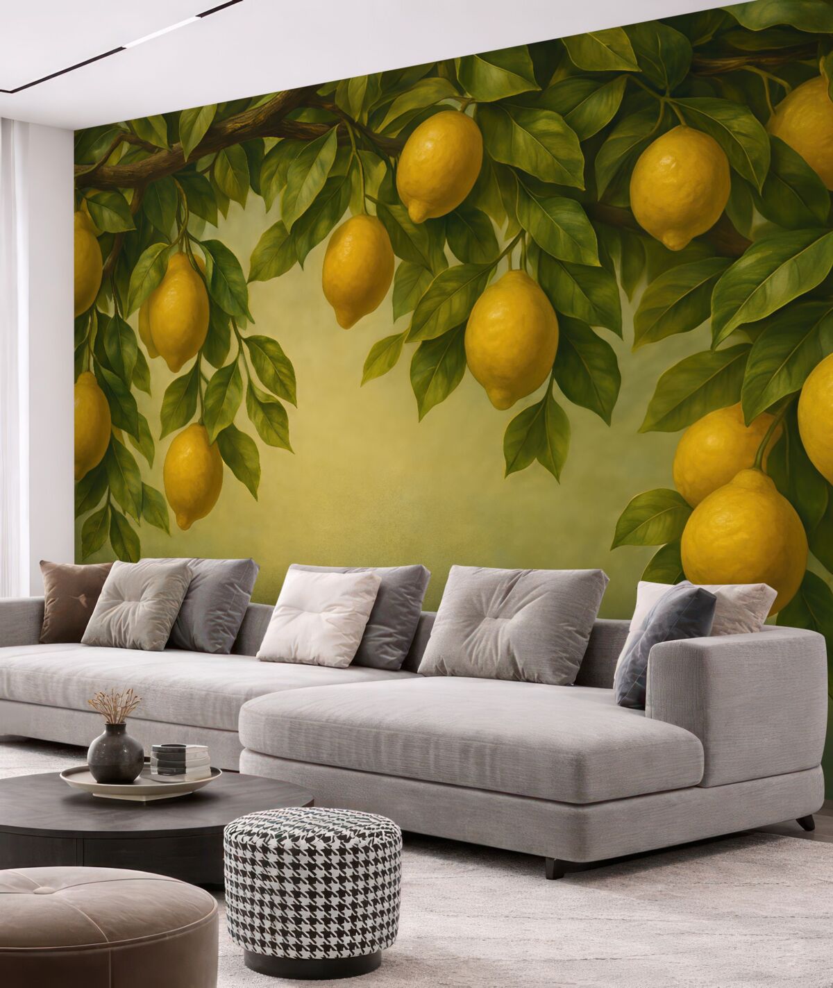 Fototapeta Vintage konary drzewa cytrynowego