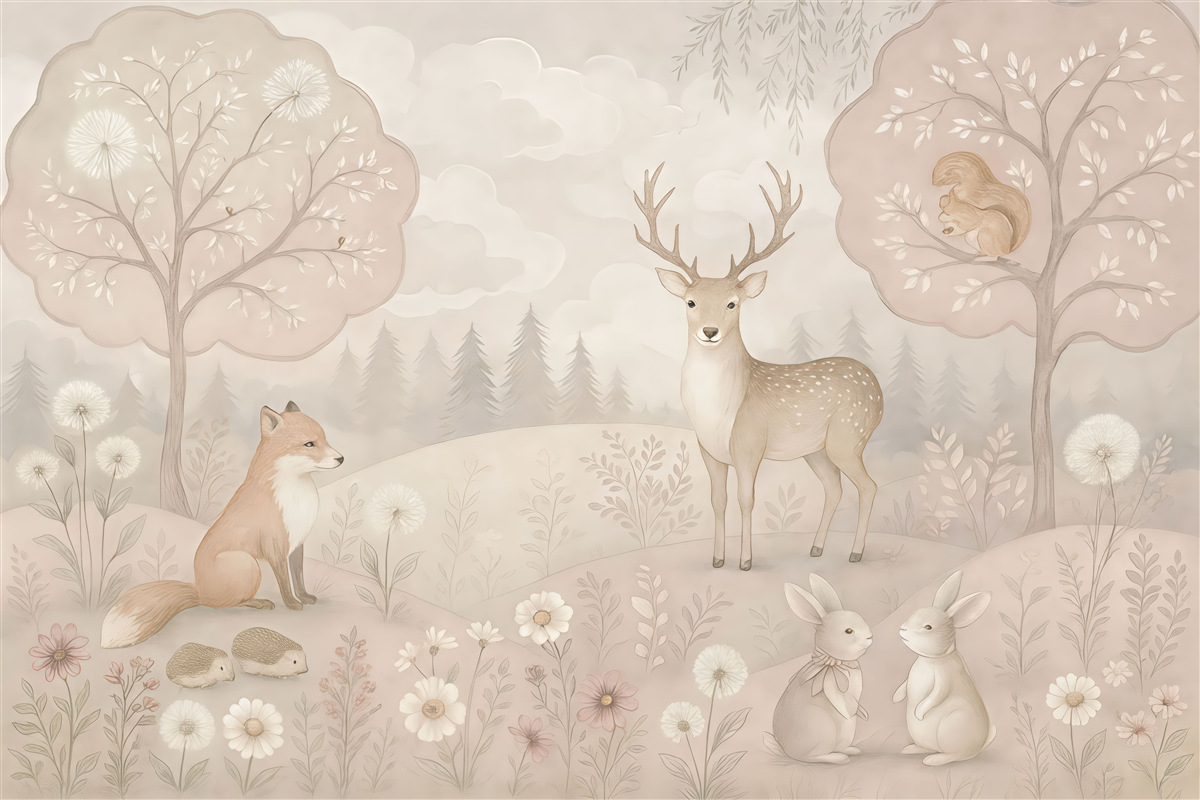 Fototapeta Fauna w lesie.