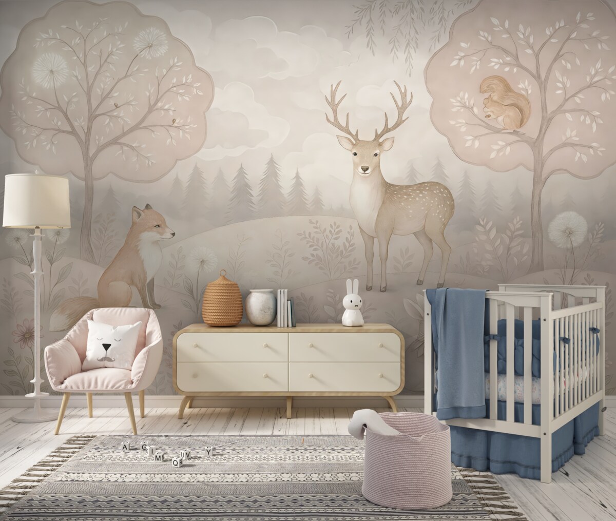 Fototapeta Fauna w lesie.