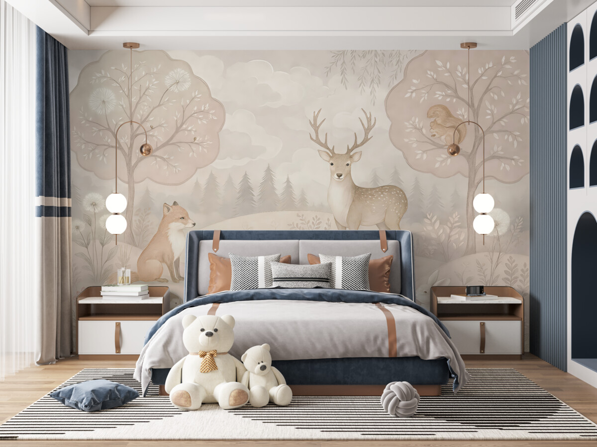 Fototapeta Fauna w lesie.