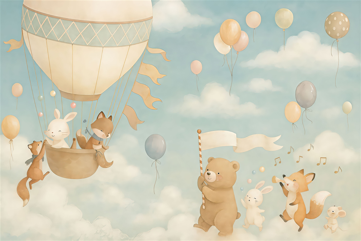 Fototapeta Urocze zwierzęta.