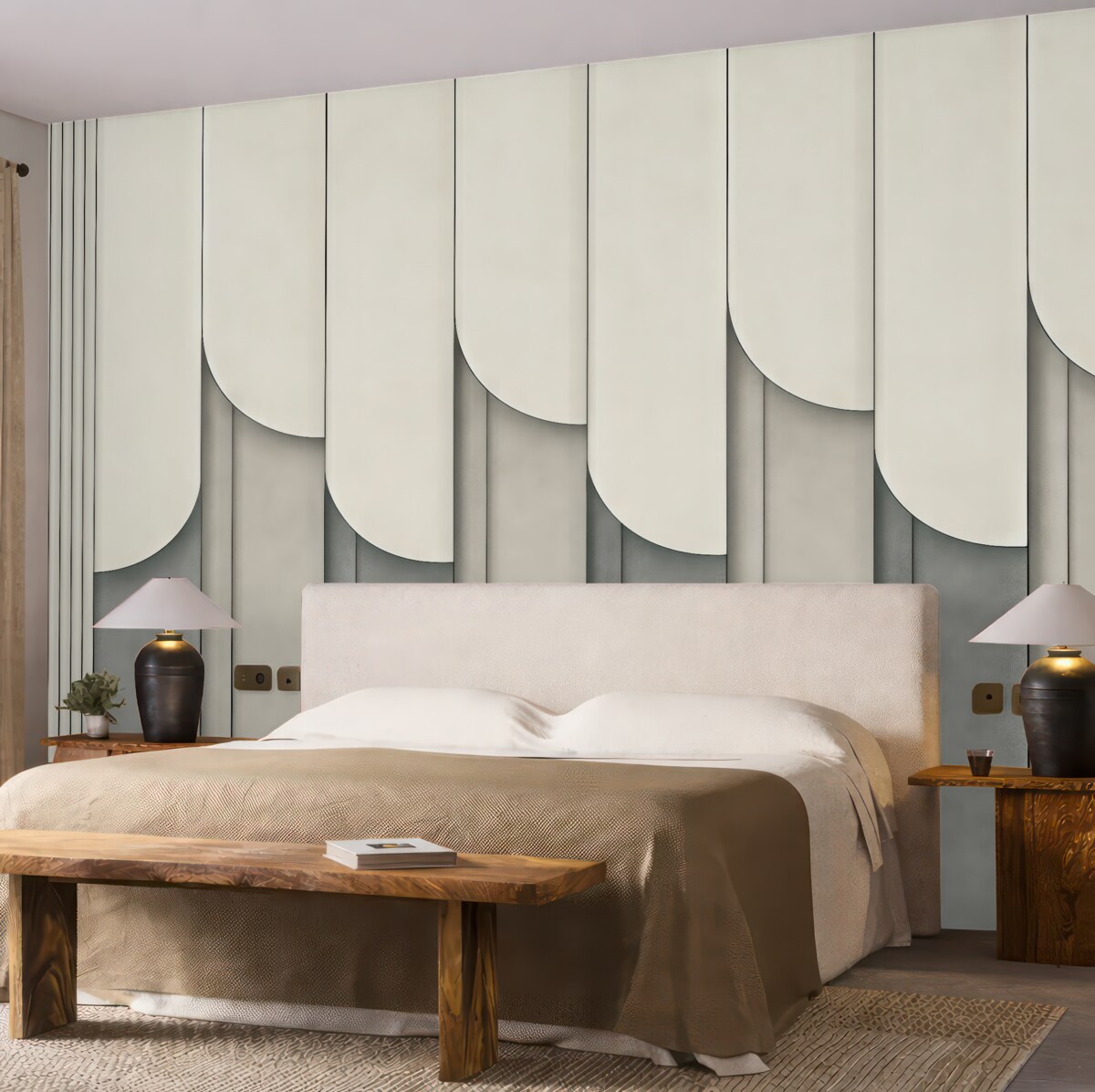 Fototapeta Panele ozdobne.