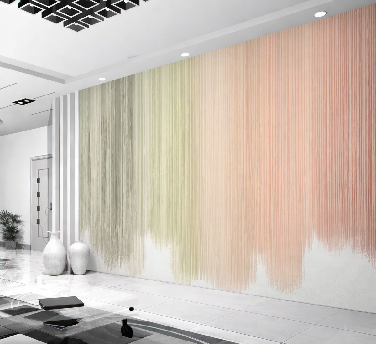 Fototapeta Subtelne kolory splatające się w zgodzie.