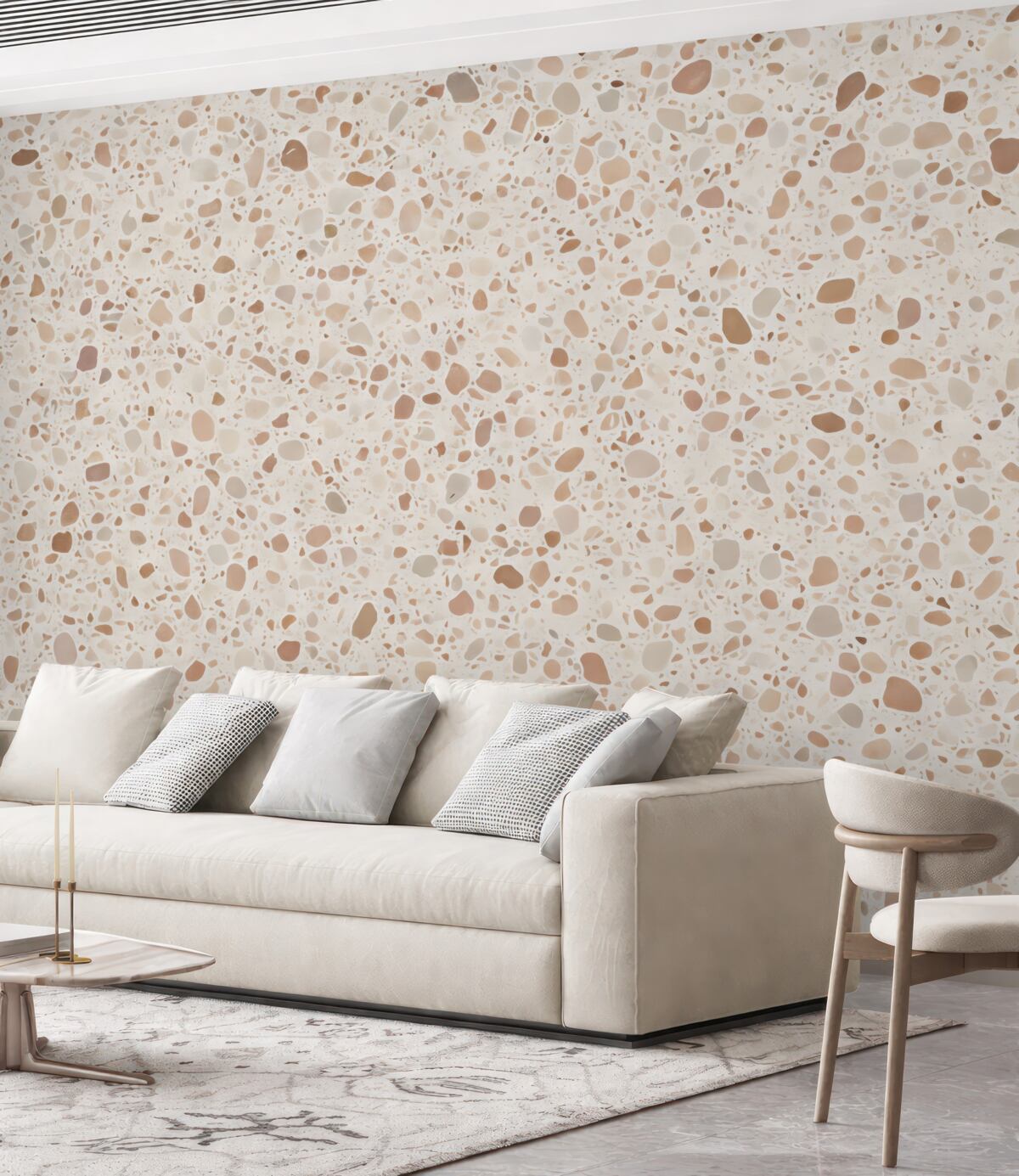 Fototapeta Różowe terazzo.