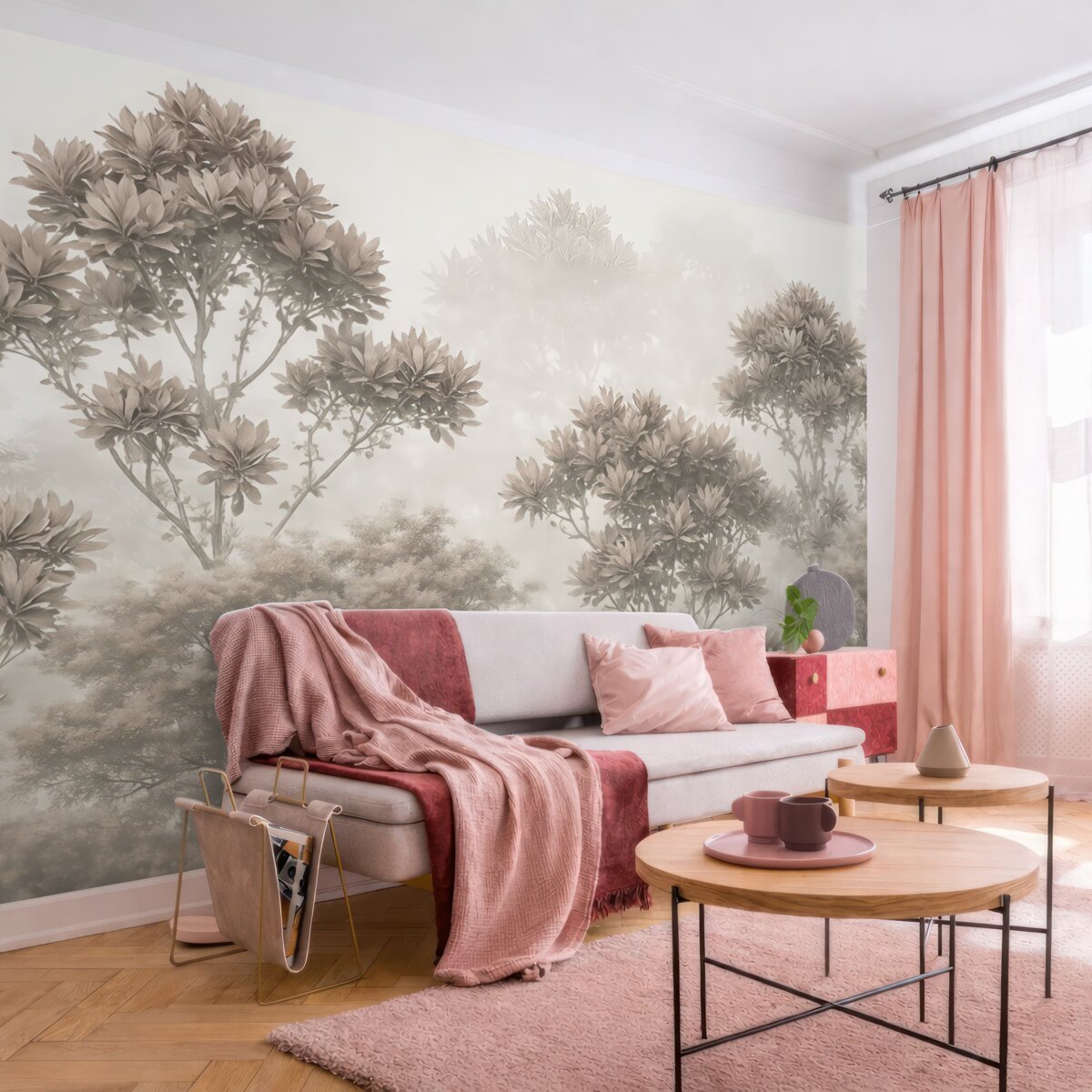 Fototapeta Wzór na tapetę Rainforest.