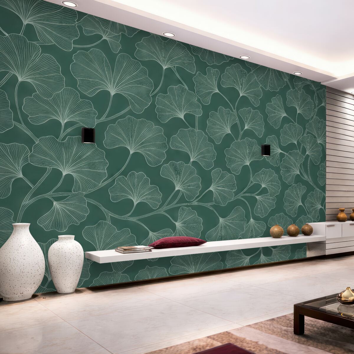 Fototapeta Subtelne kontury na cichym tle.