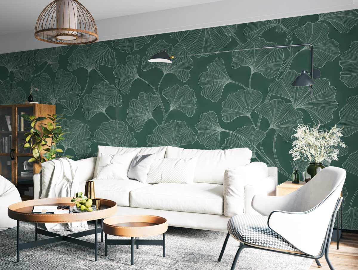 Fototapeta Subtelne kontury na cichym tle.