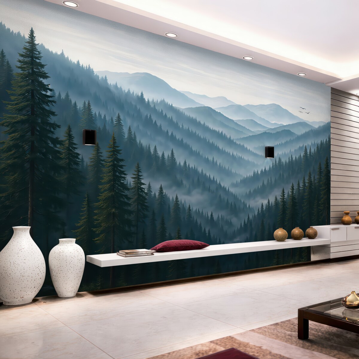 Fototapeta Góry z lasem