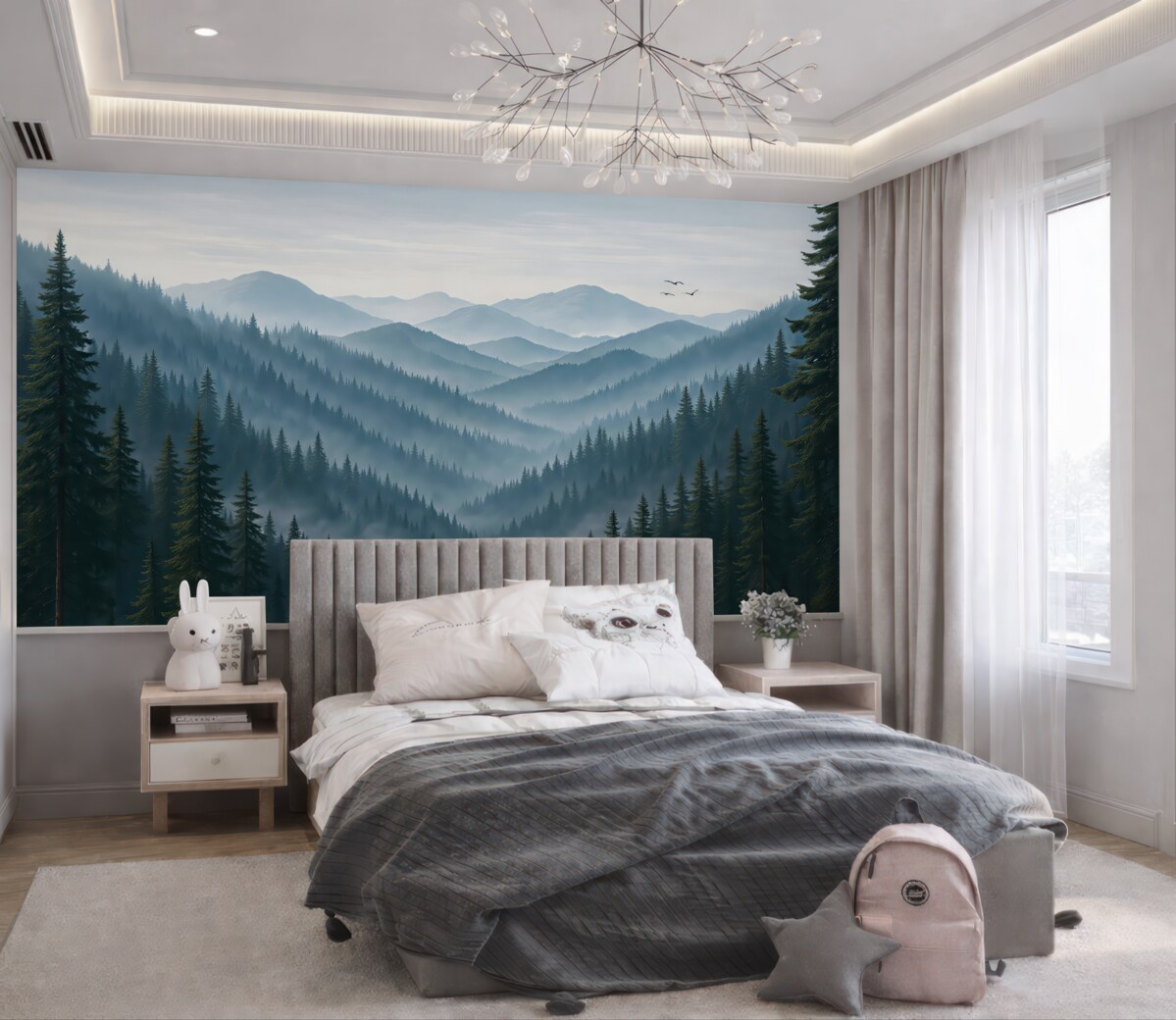 Fototapeta Góry z lasem