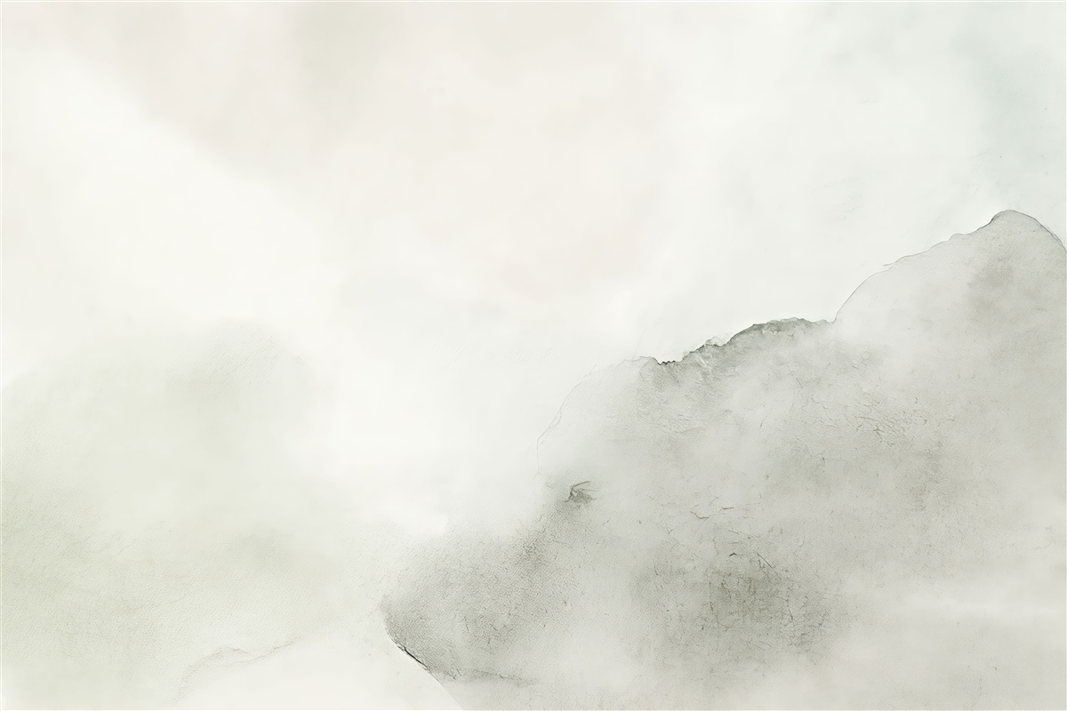 Fototapeta Stylowe akwarelowe plamy ozdobne minimalistyczna zieleń.