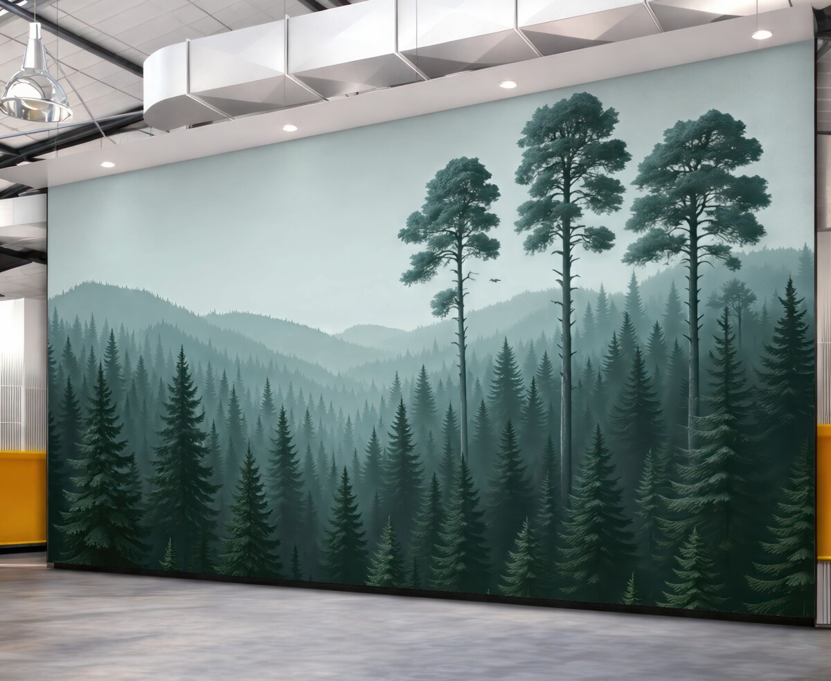 Fototapeta Wzgórza i wysokie rośliny.