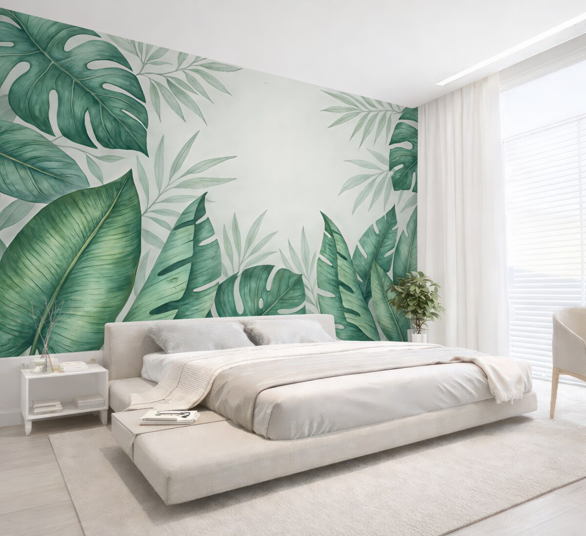 Fototapeta Liście tropikalnej puszczy.