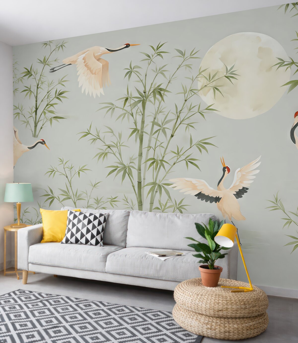 Fototapeta Styl japoński z bambusem można trzeba zmienić na Koncepcja japońska z bambusem.