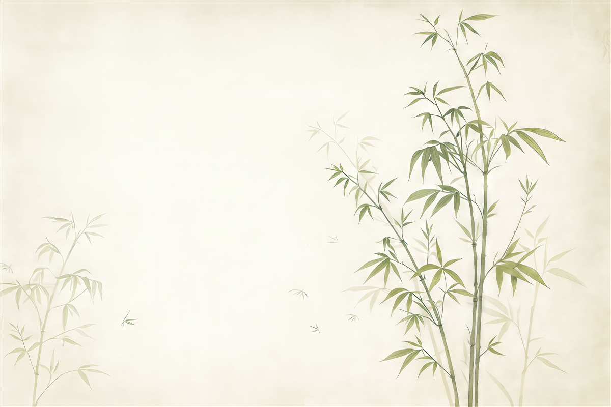 Fototapeta Subtelne liście odpoczywające w ciszy.