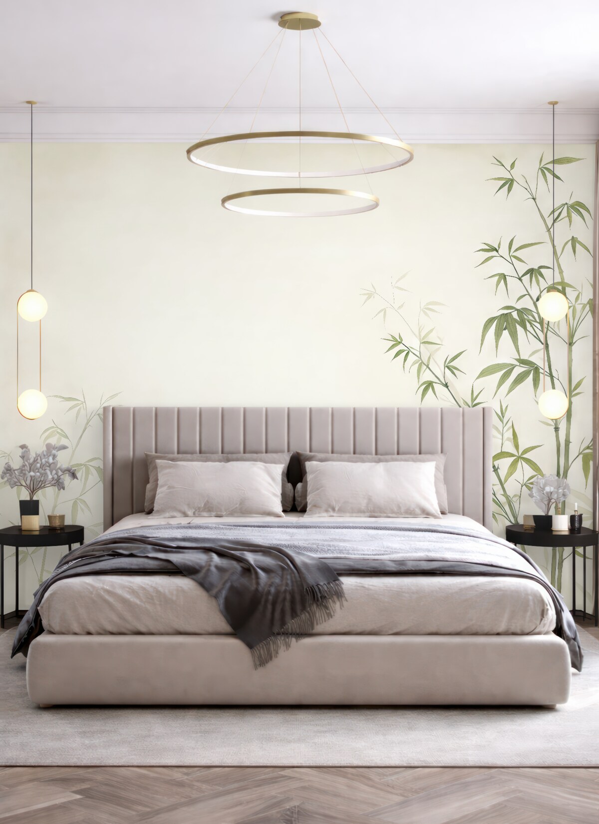 Fototapeta Subtelne liście odpoczywające w ciszy.