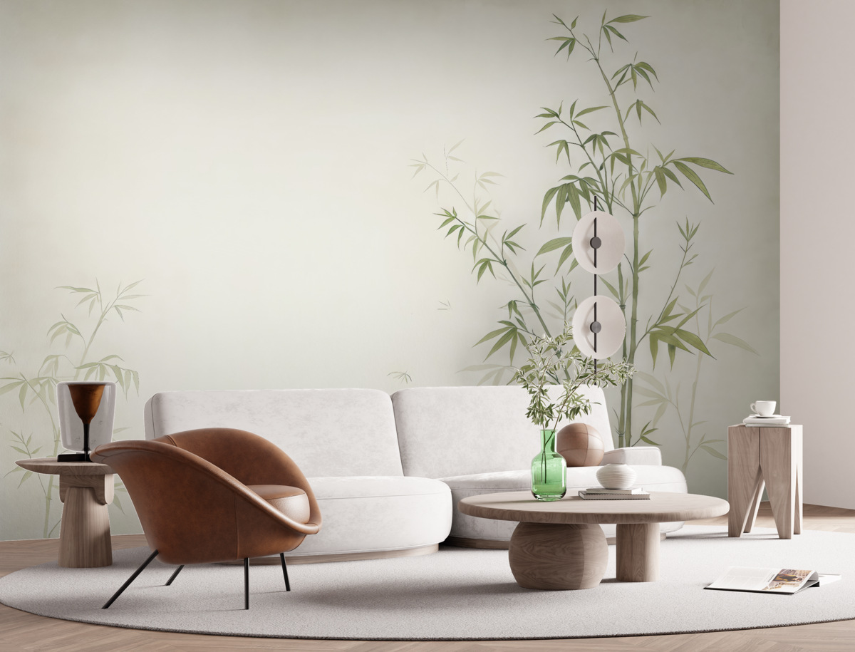 Fototapeta Subtelne liście odpoczywające w ciszy.