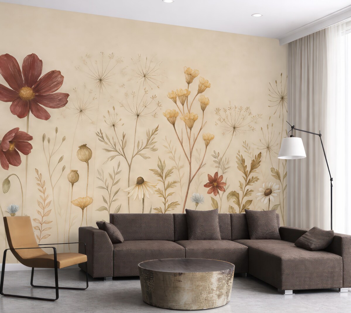 Fototapeta Roślinne piękno w subtelnych tonach.