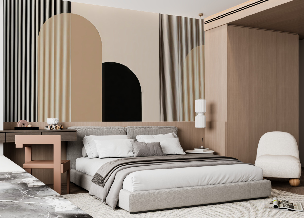 Fototapeta Abstrakcja z liniami.