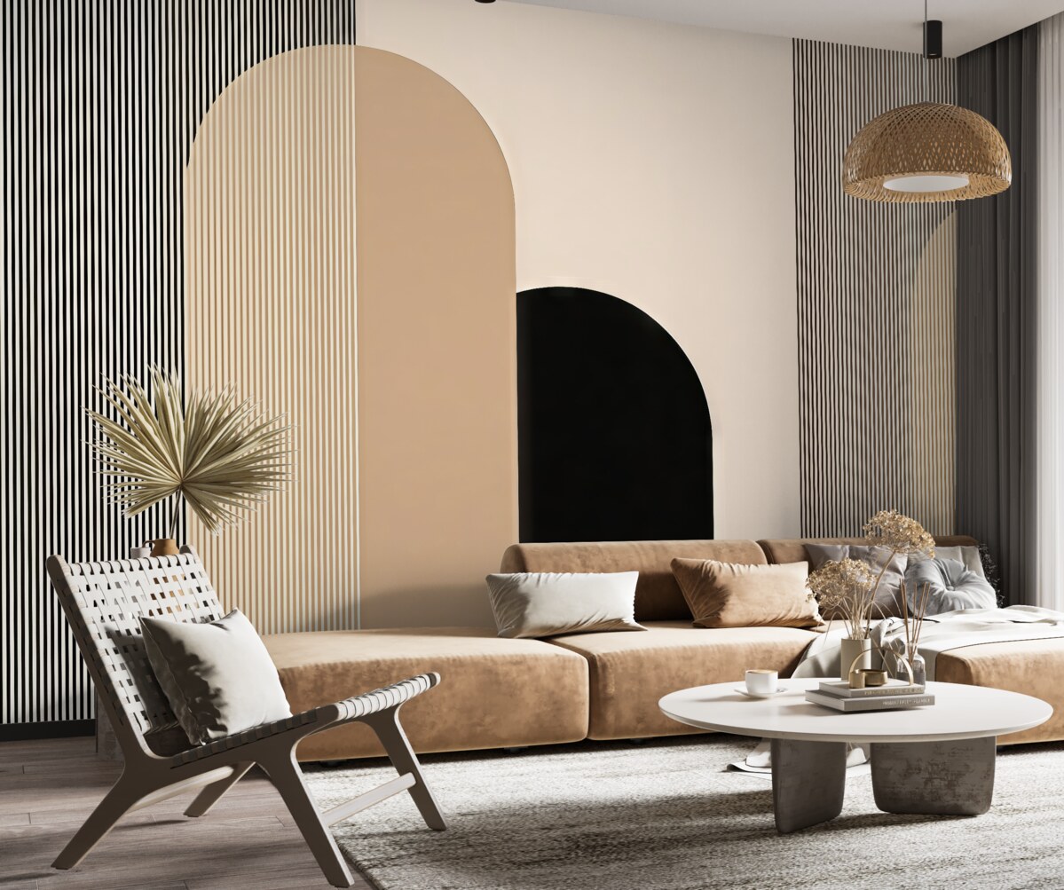 Fototapeta Abstrakcja z liniami.