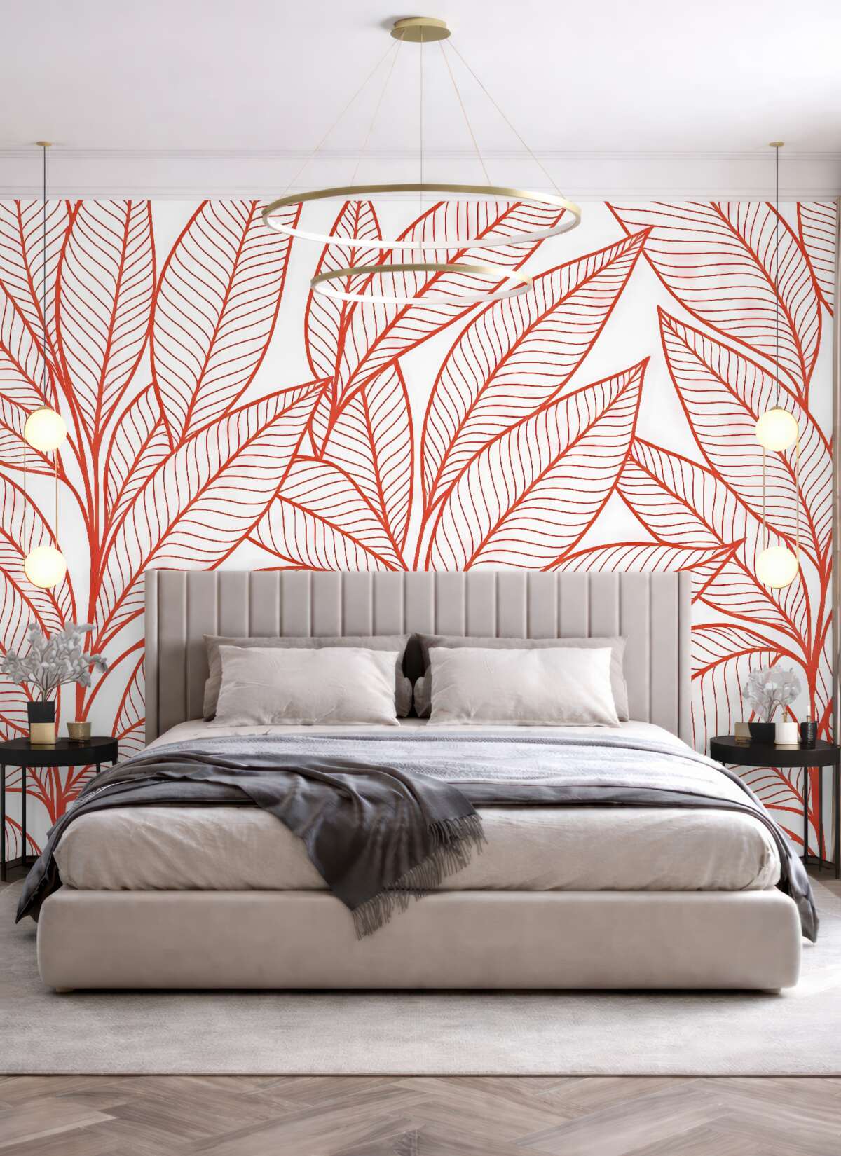 Fototapeta Szkic liści