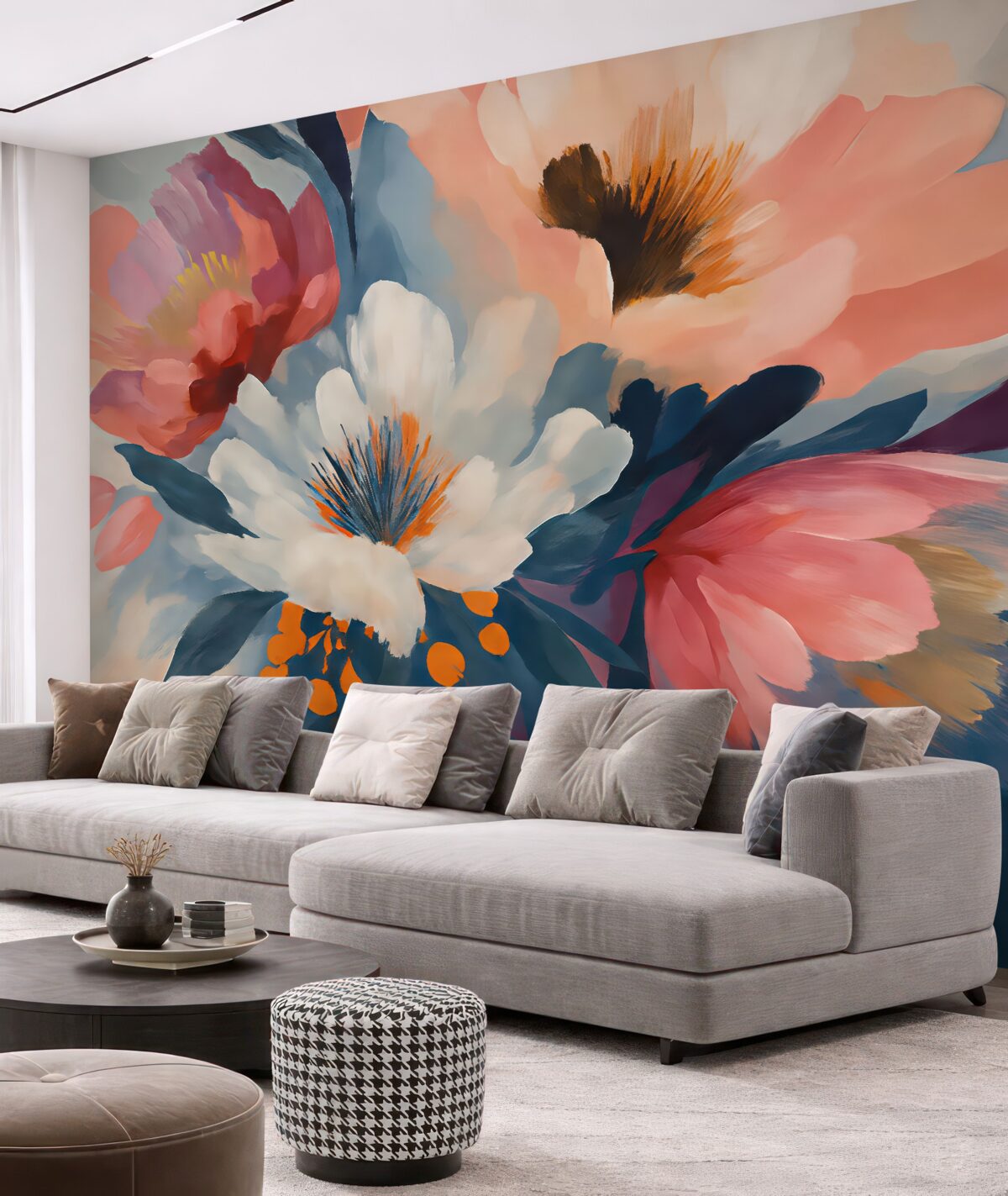 Fototapeta Ogromne kwiaty oleiste.