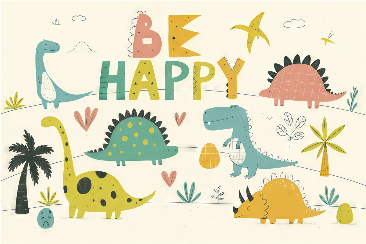 Fototapeta Wędrówki z dinozaurami dają zupełną radość.