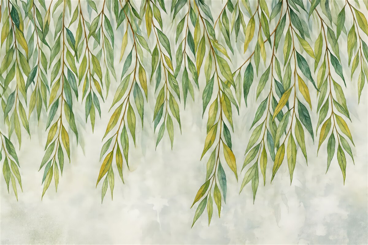 Fototapeta Liście na gałęziach.