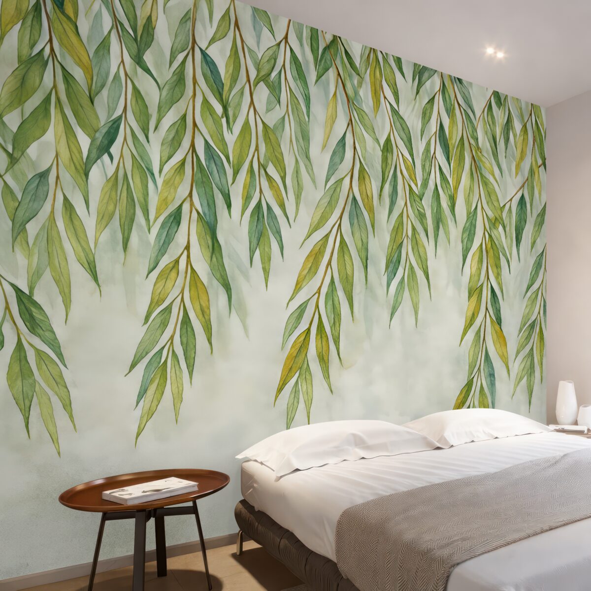 Fototapeta Liście na gałęziach.