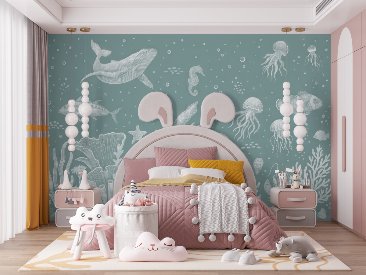 Fototapeta Podwodny świat wypełniony życiem.