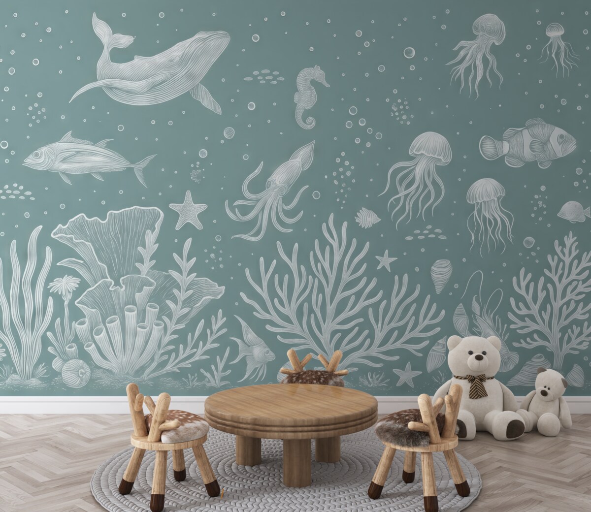 Fototapeta Podwodny świat wypełniony życiem.