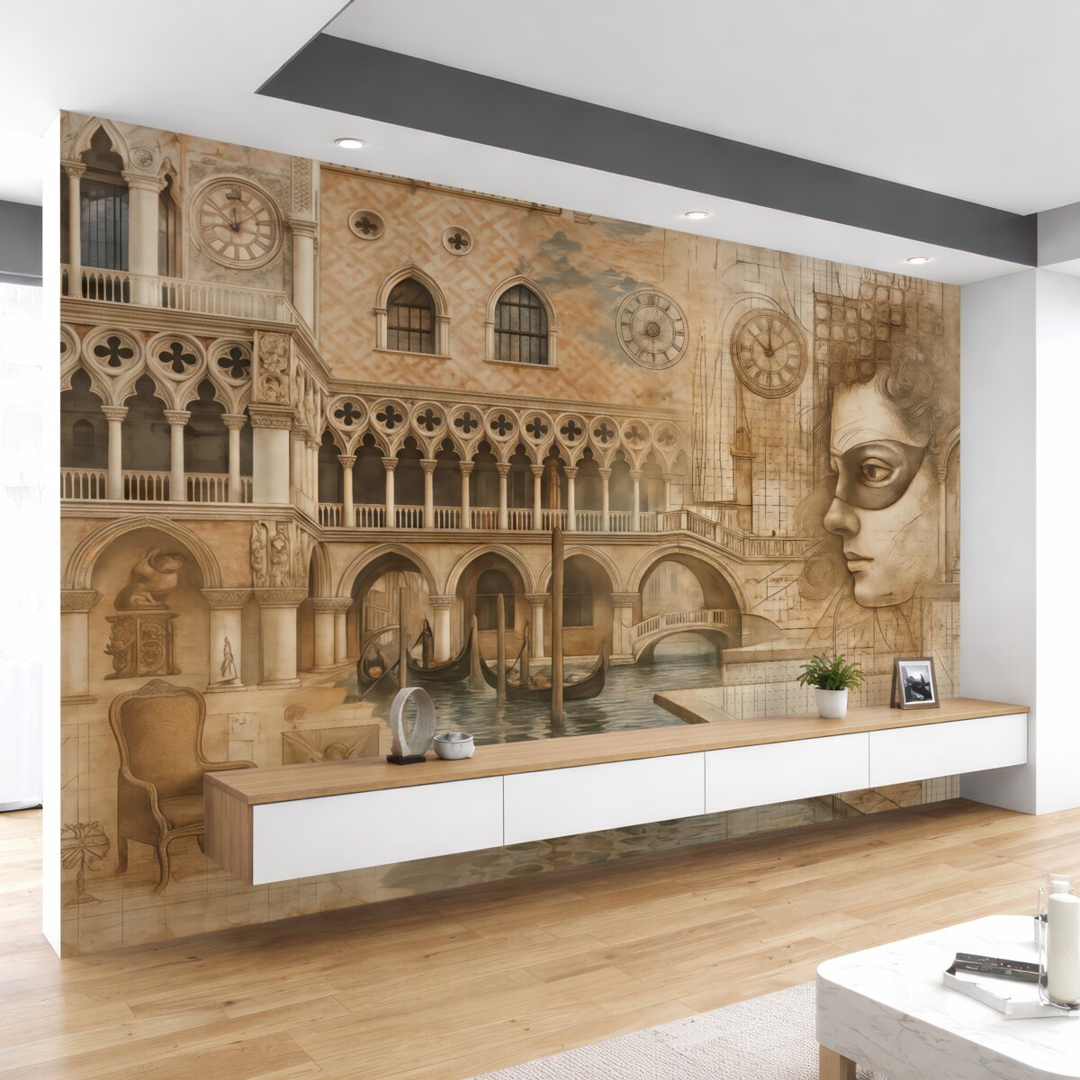 Fototapeta Architektura Wenecji i wyraz artystyczny.