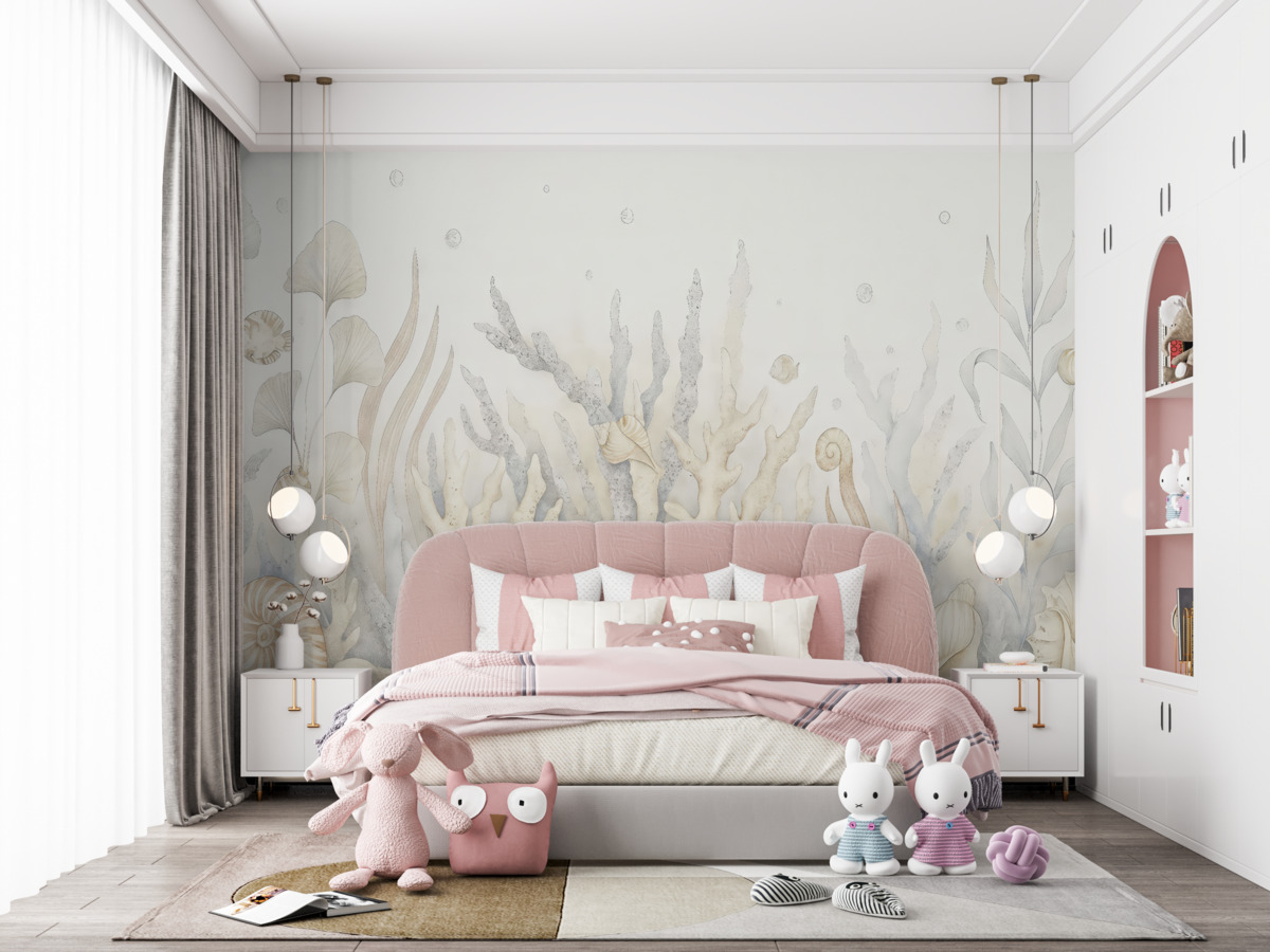 Fototapeta Podwodny relaks w subtelnych tonacjach.