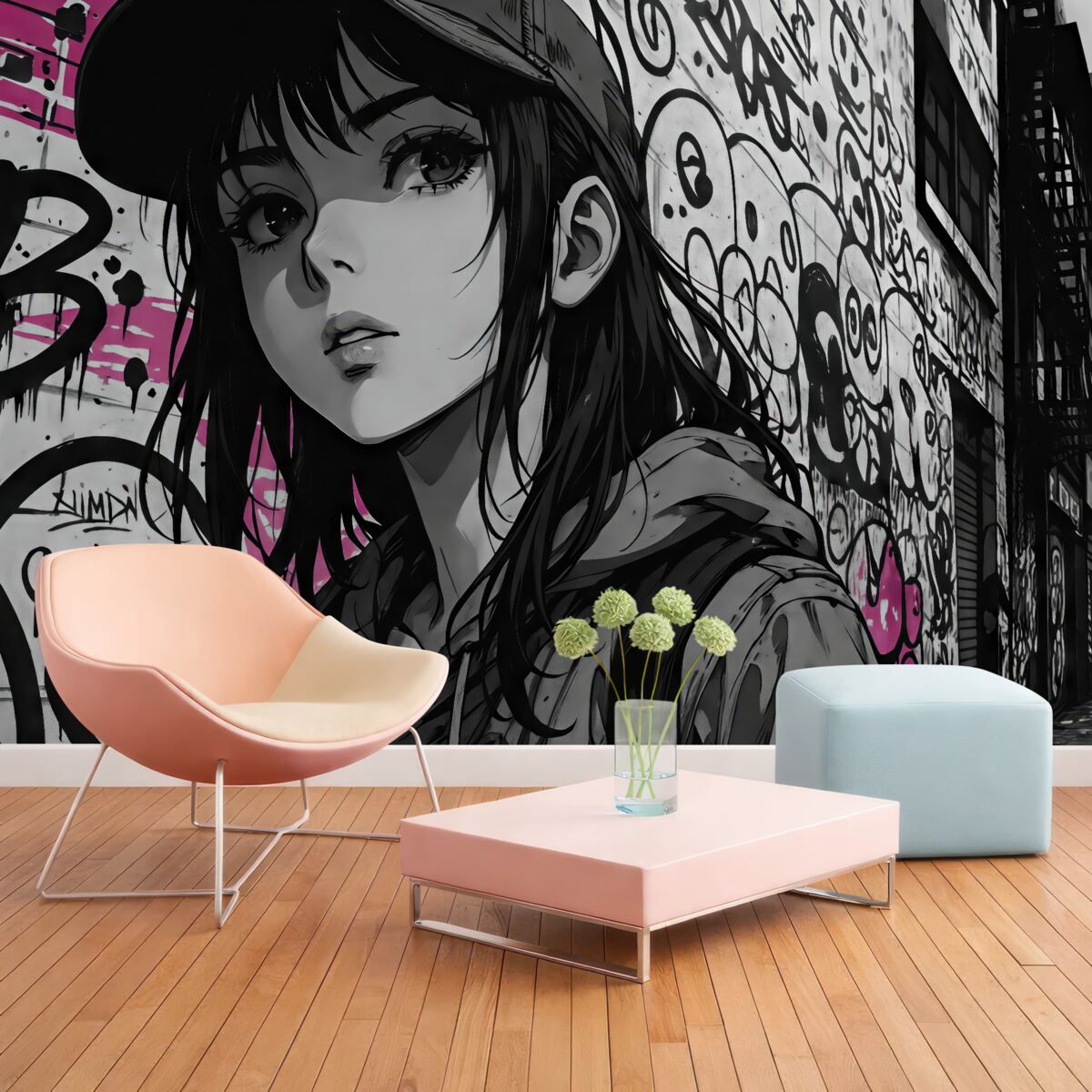 Fototapeta Anime bohaterka.