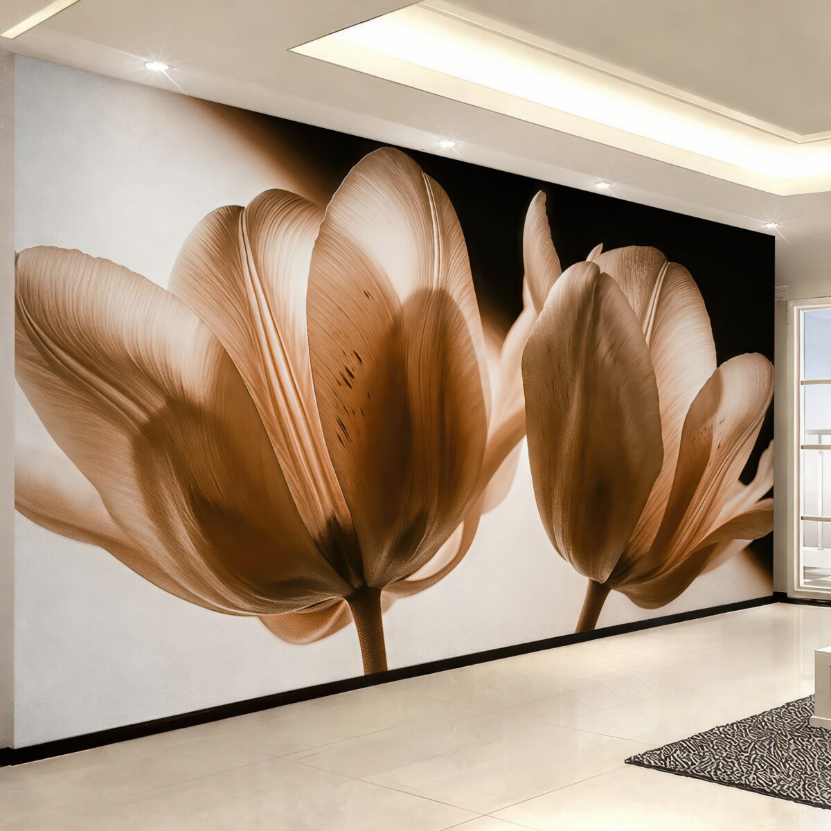 Fototapeta Dwa kwiaty tulipana.