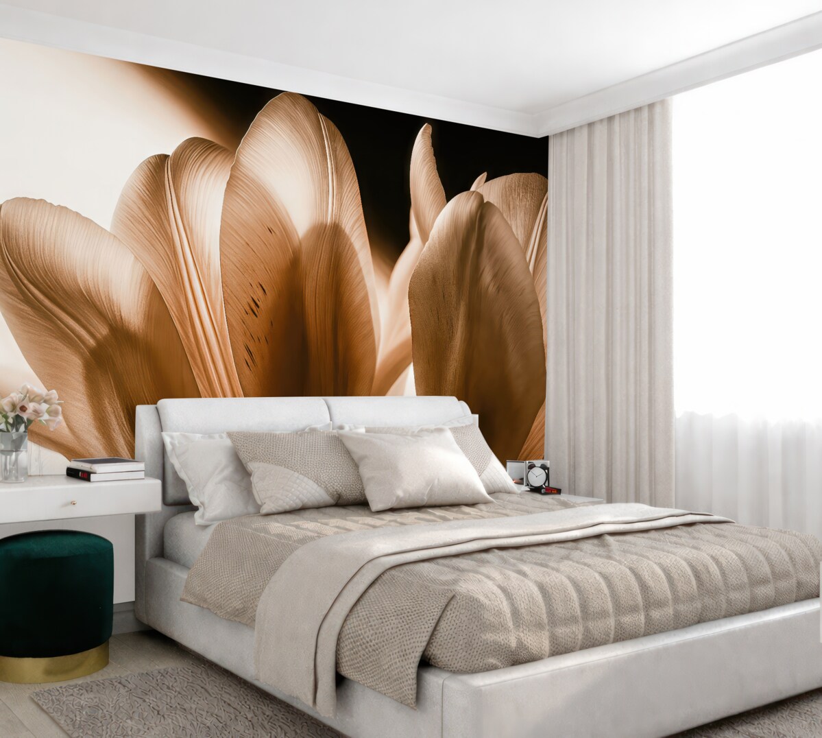 Fototapeta Dwa kwiaty tulipana.