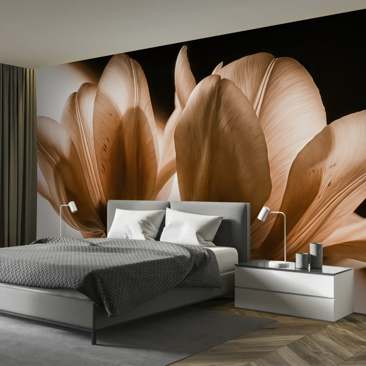 Fototapeta Dwa kwiaty tulipana.