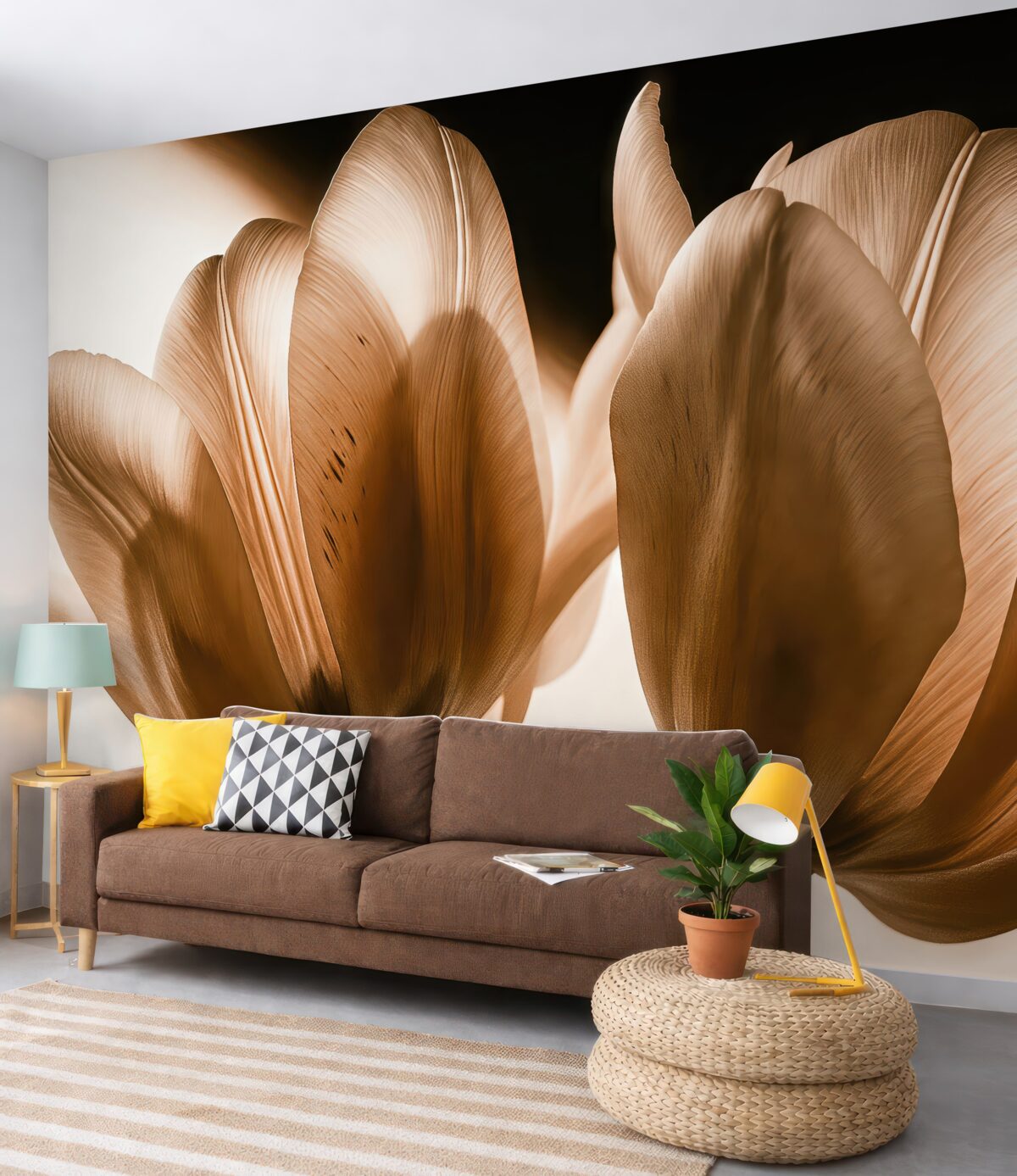 Fototapeta Dwa kwiaty tulipana.