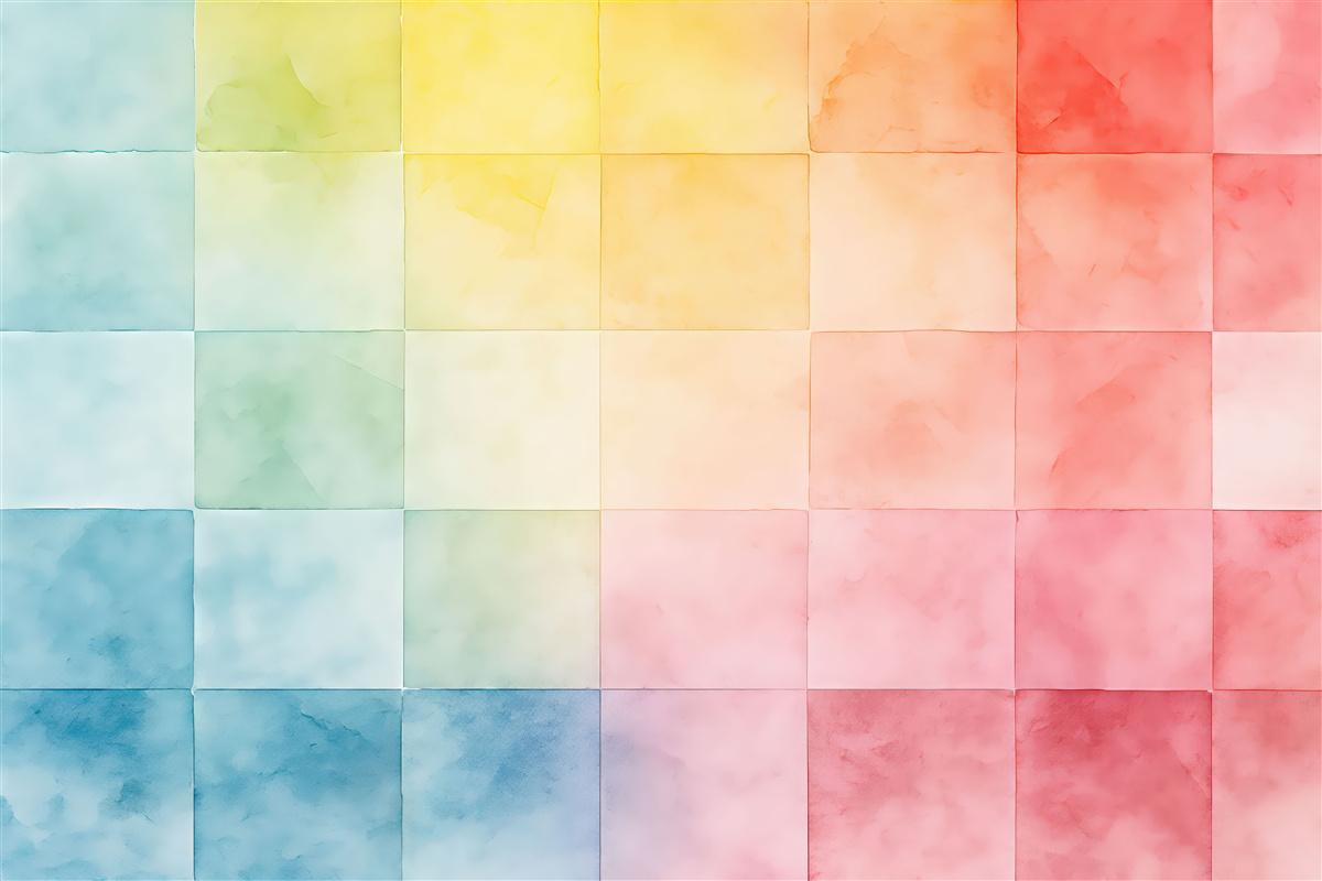 Fototapeta Paski akwarelowe.