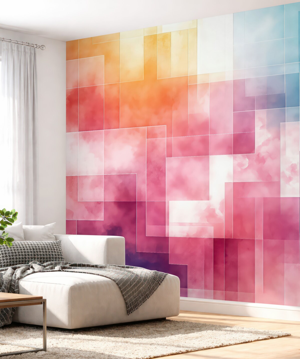 Fototapeta Powstają abstrakcyjne plamy.