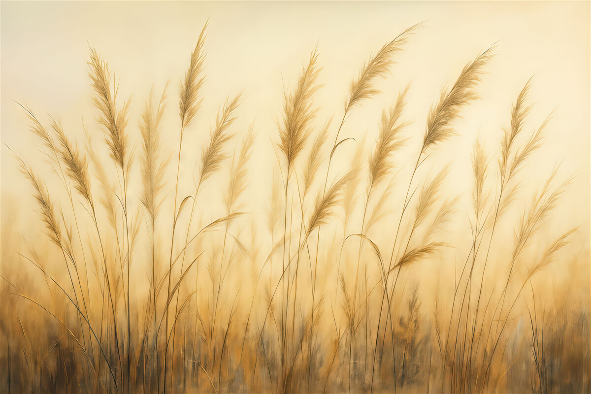 Fototapeta Wyschnięte trzciny.