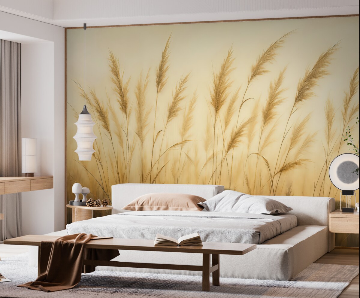 Fototapeta Wyschnięte trzciny.