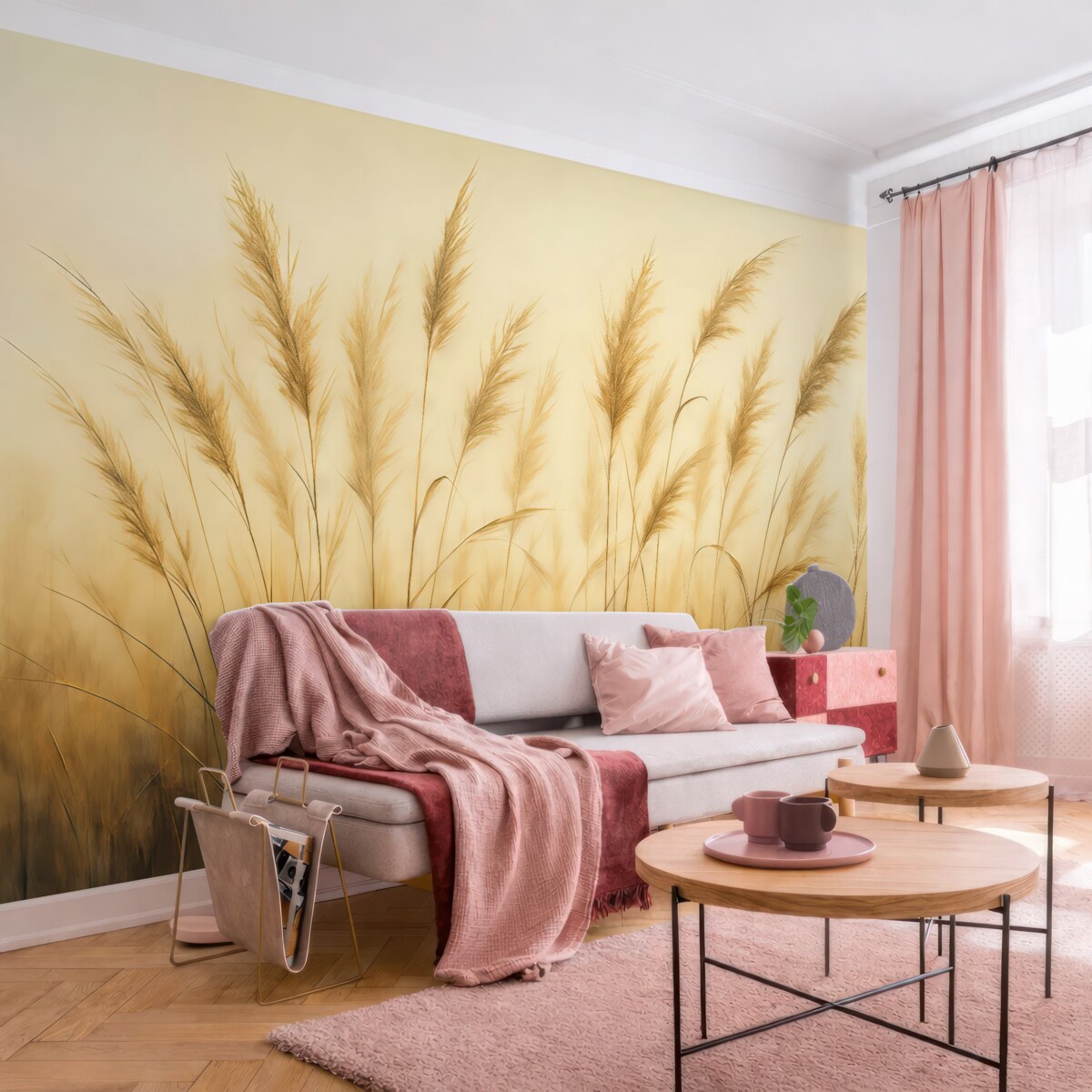 Fototapeta Wyschnięte trzciny.